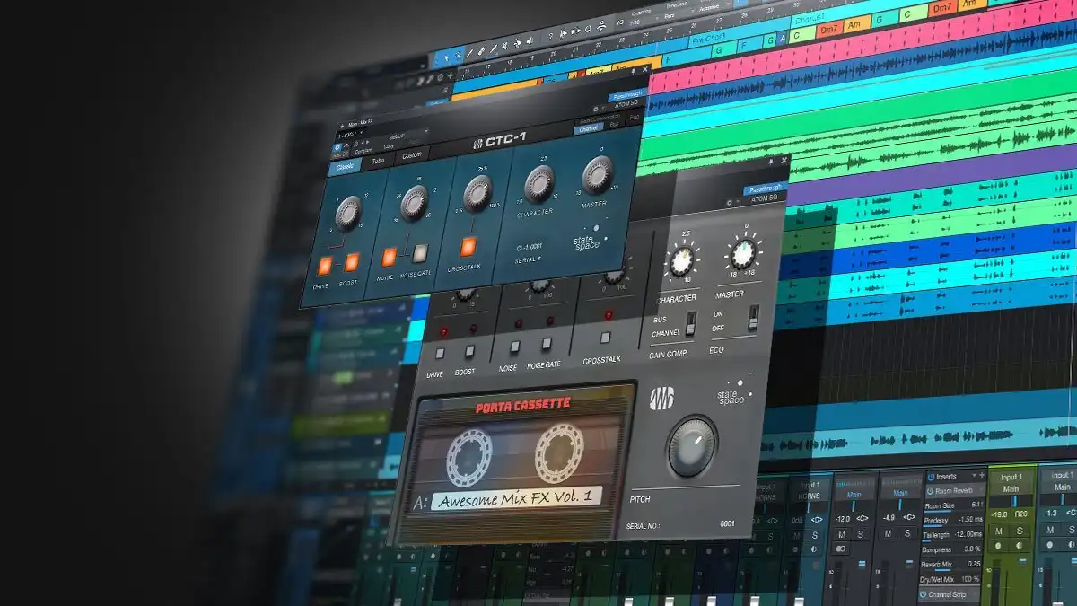 Muziek produceren in Studio One en Studio Pro op een laptop